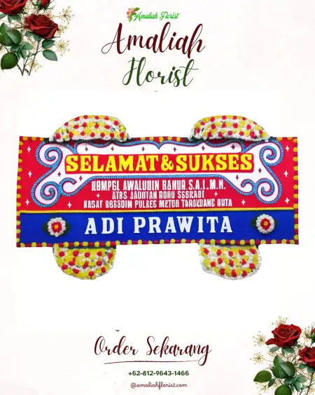 Papan Bunga Ucapan Selamat Sambirejo
